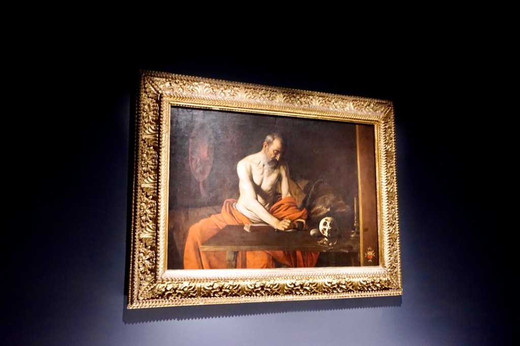 Caravaggio;Aziz Jerome’un Yazıları Tablosu