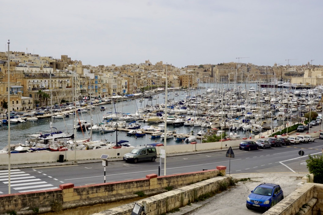 Malta, Birgu'dan Büyük Limana Bakış.
